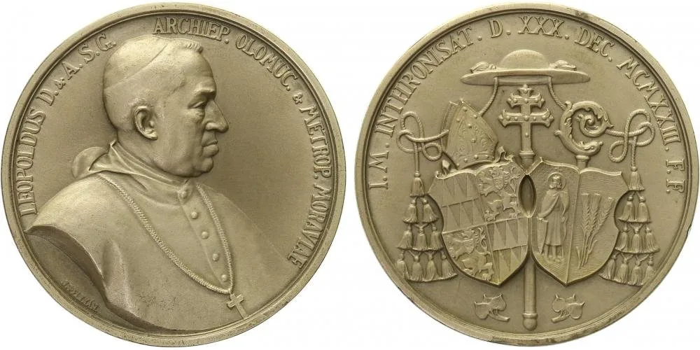 Olomouc - arcibiskupství, Leopold Prečan, 1923 - 1947 — 1