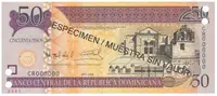Dominikánská republika, 50 Pesos Oro 2008, P.176s2