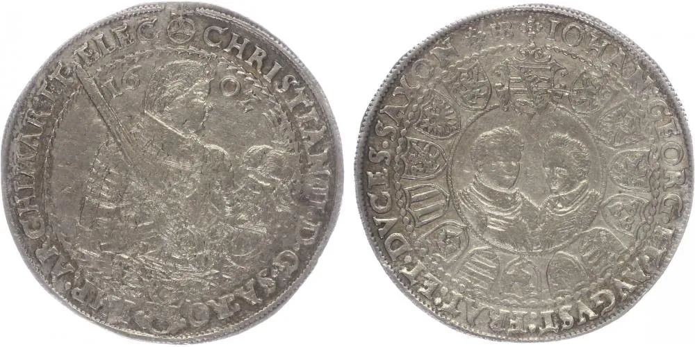 Sasko, Christian II., Johann Georg I. a August, 1591 - 1611 — 1