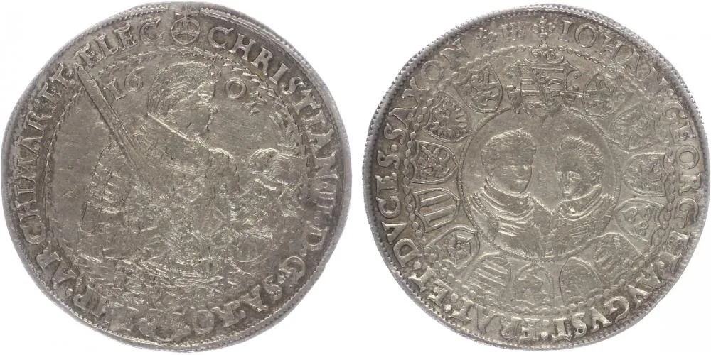 Sasko, Christian II., Johann Georg I. a August, 1591 - 1611 — 1