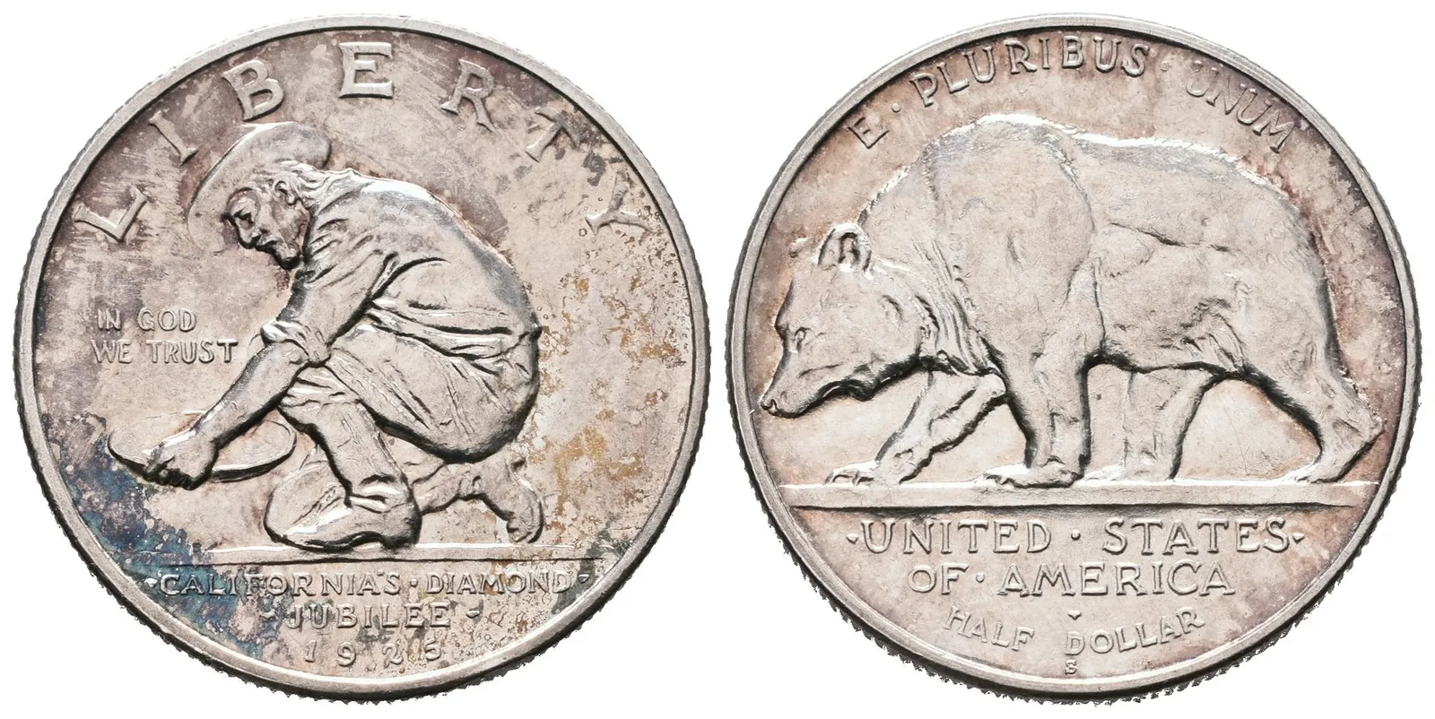USA, 1/2 Dollar 1925 S - California Diamond Jubilee