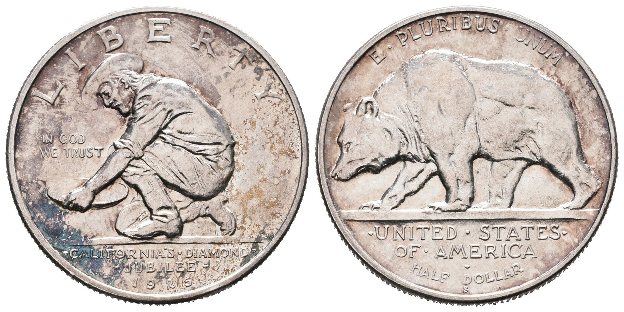 USA, 1/2 Dollar 1925 S - California Diamond Jubilee