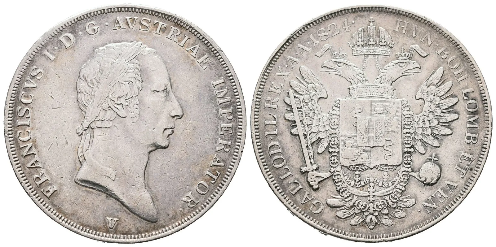 František II., Scudo 1824 V