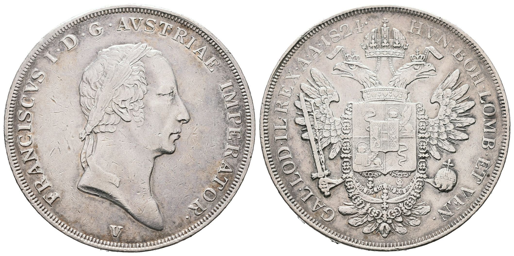 František II., Scudo 1824 V