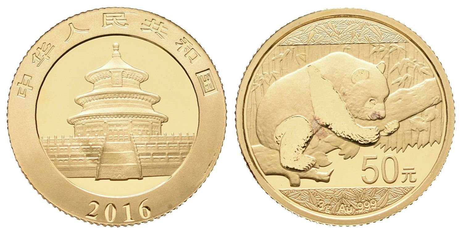 Čína, 50 Yuan 2016 - Panda