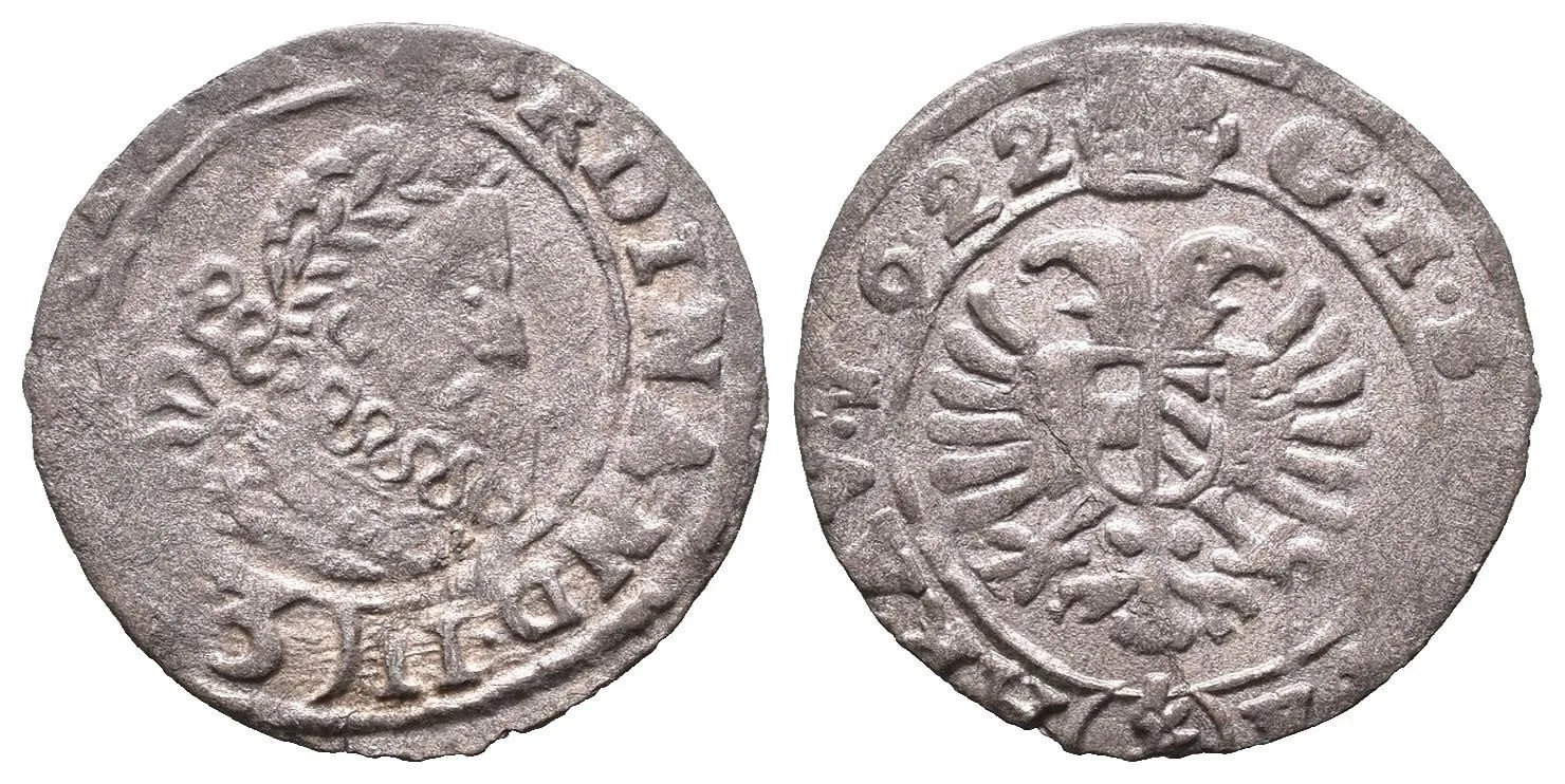 Ferdinand II., 1619 - 1637 (Mince kiprová) — 1