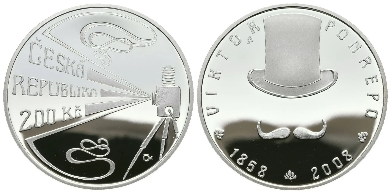 200 Kč 2008 - Viktor Ponrepo, PROOF