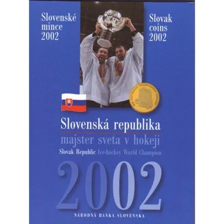 Ročníková sada mincí 2002 - SR - MS v hokeji