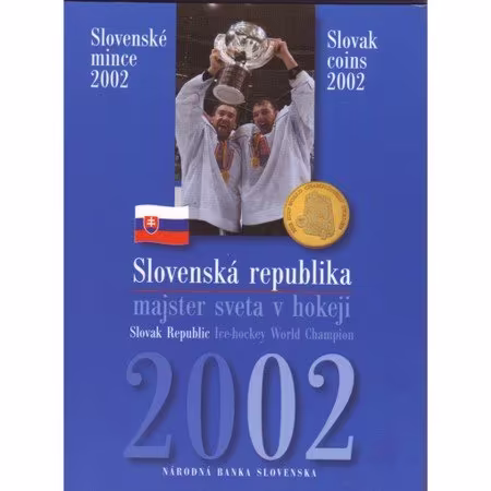 Ročníková sada mincí 2002 - SR - MS v hokeji