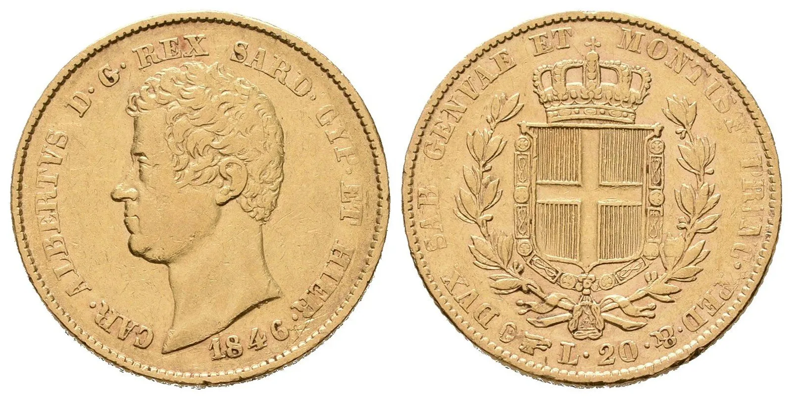 Itálie - Sardínie, Carlo Alberto, 1831 - 1849 — 1