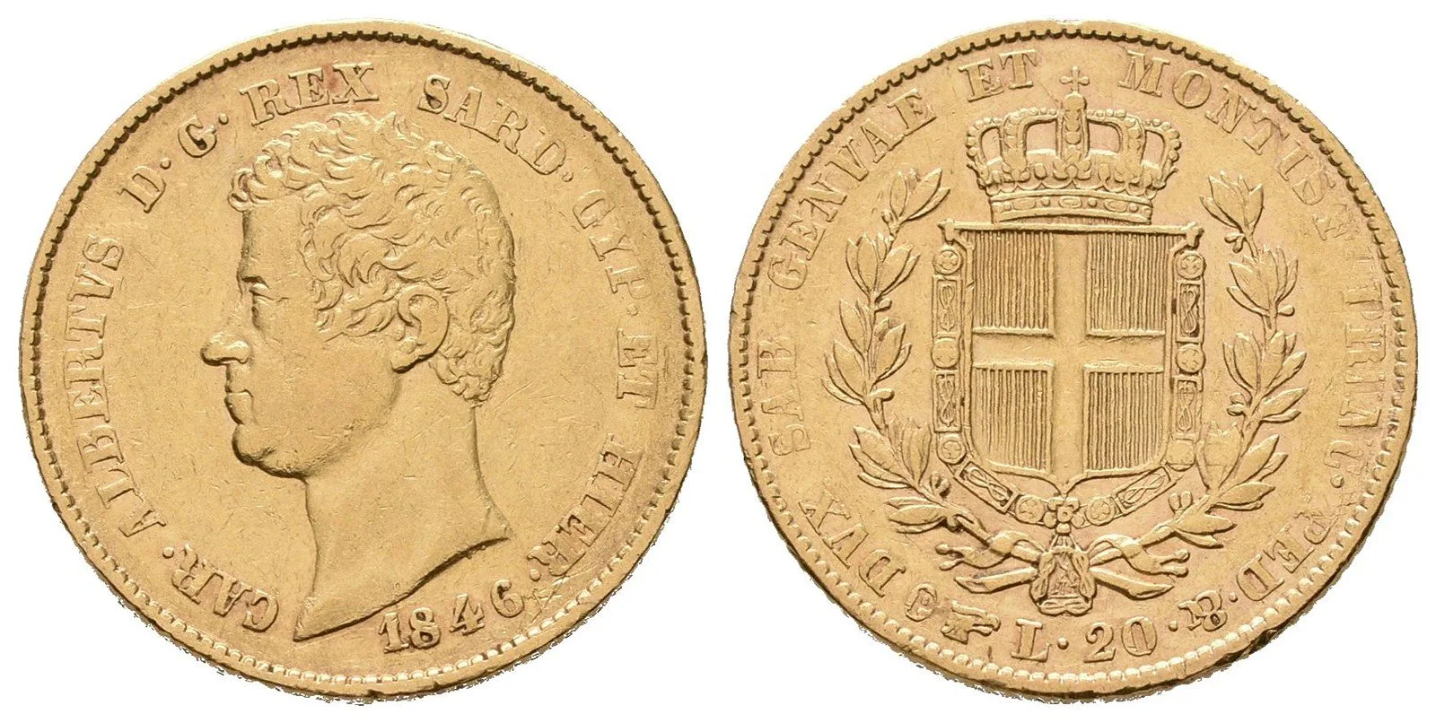 Itálie - Sardínie, Carlo Alberto, 1831 - 1849 — 1
