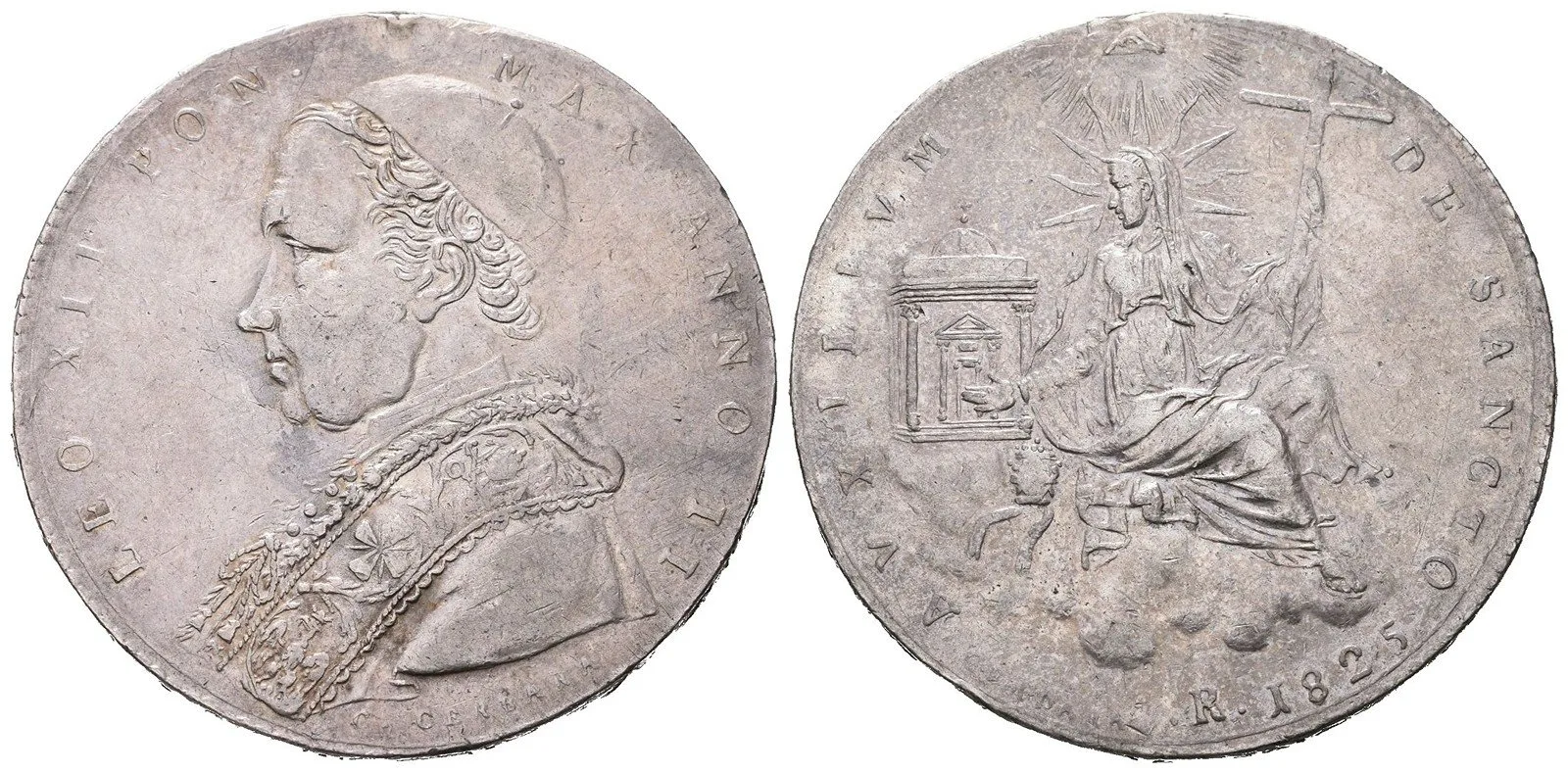Vatikán, Leo XII., 1823 - 1829 — 1