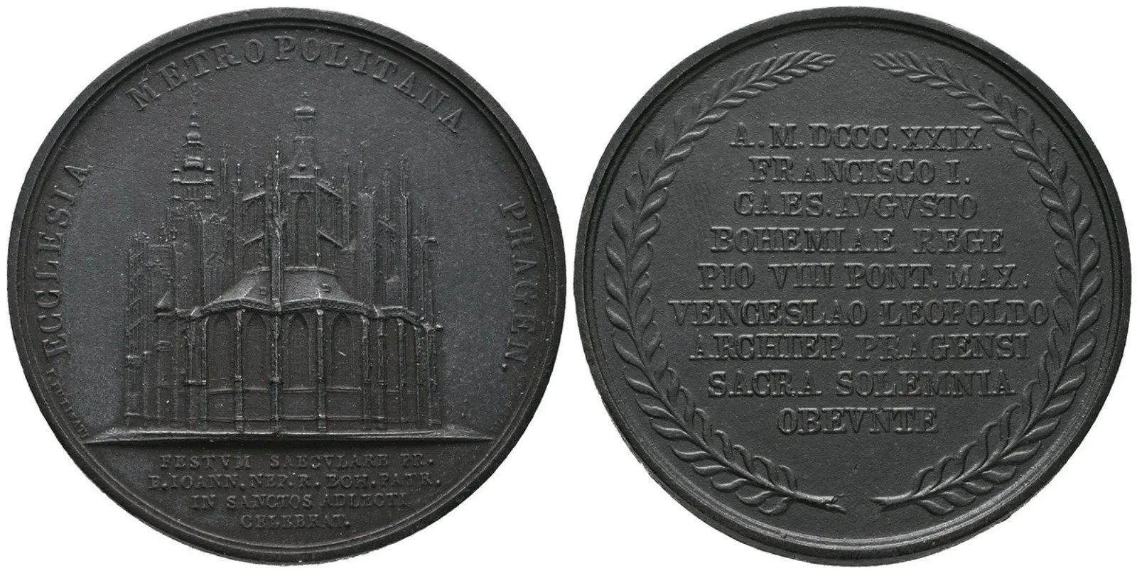 Praha - arcibiskupství, Václav Leopold Chlumčanský, 1814 - 1830 — 1