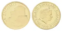 Zlatá mince Znojmo - dobová pohlednice