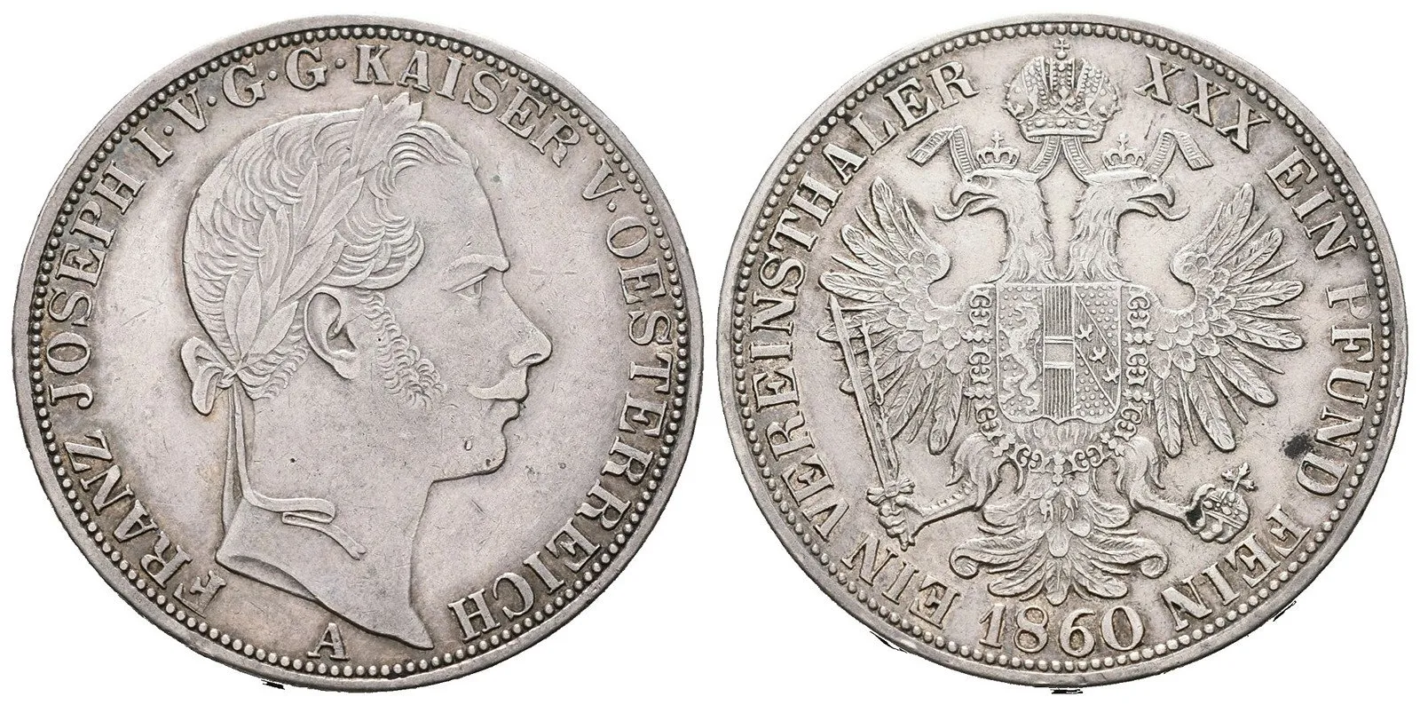 Rakouská a spolková měna, 1857 - 1892 — 1