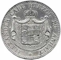 Anhalt - Bernburg, Alexander Carl, 1834 - 1863 — 2