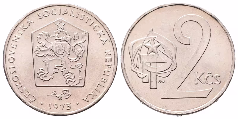 2 Koruna 1975