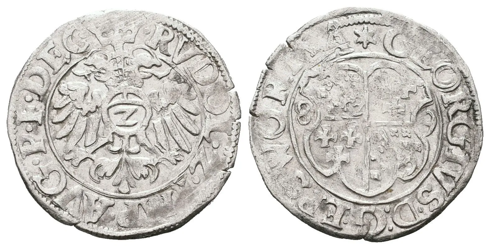 Worms, 1/2 Batzen 1589