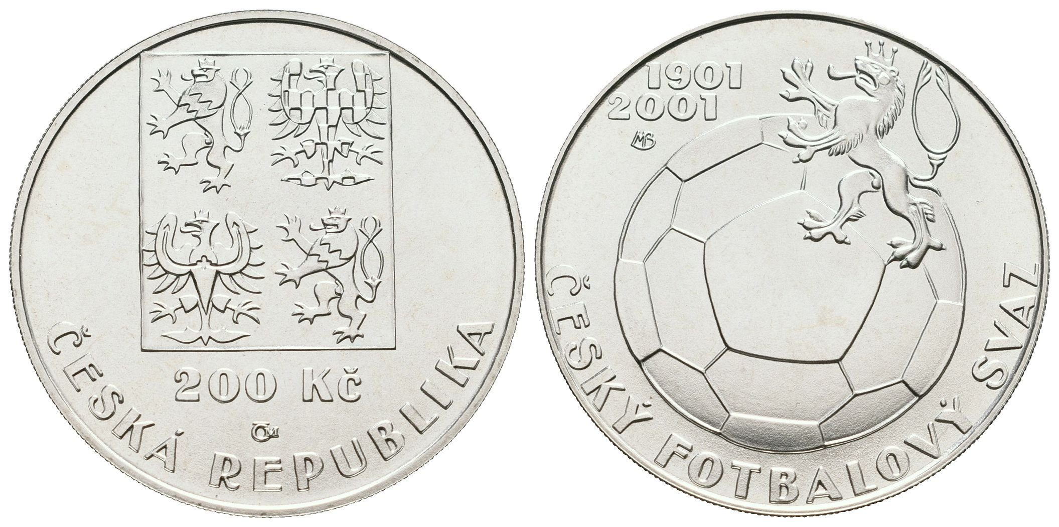 200 Kč 2001 - Český fotbalový svaz