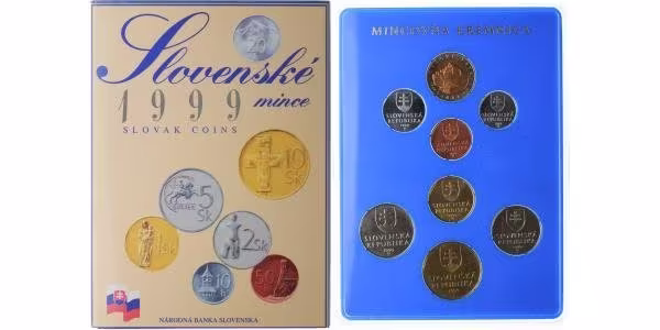 Ročníková sada mincí 1999 -SR