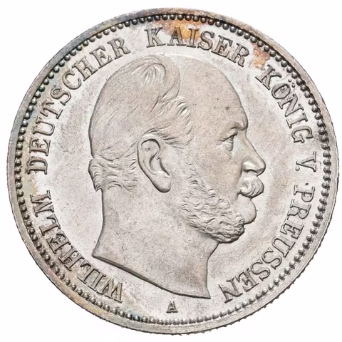 2 Marka 1876 A, J.96A, krásná zachovalost, patina, zbytky lesku,