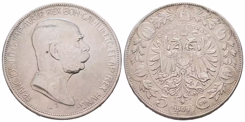 5 Koruna 1909