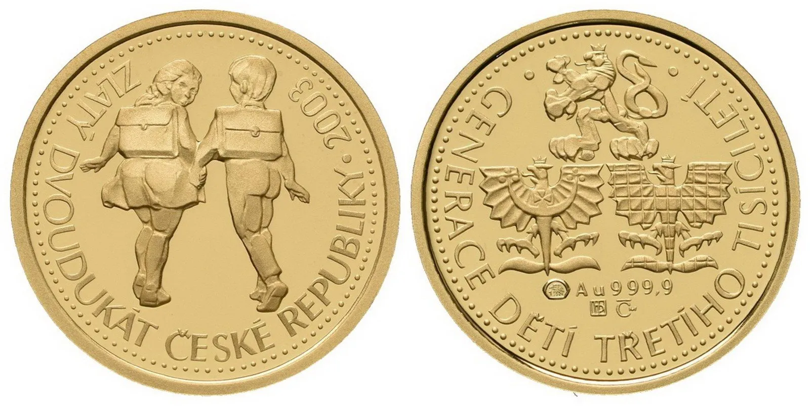 Medaile 2003 - Dvoudukát České republiky