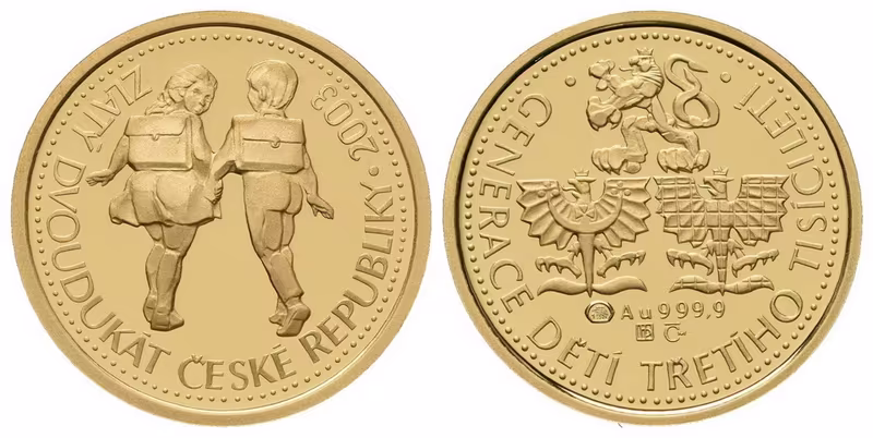 Medaile 2003 - Dvoudukát České republiky