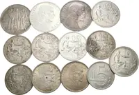 20 Koruna 1937 - Masaryk (2x), 1933, 10 Kč 1928 - Masaryk (2x), — 2