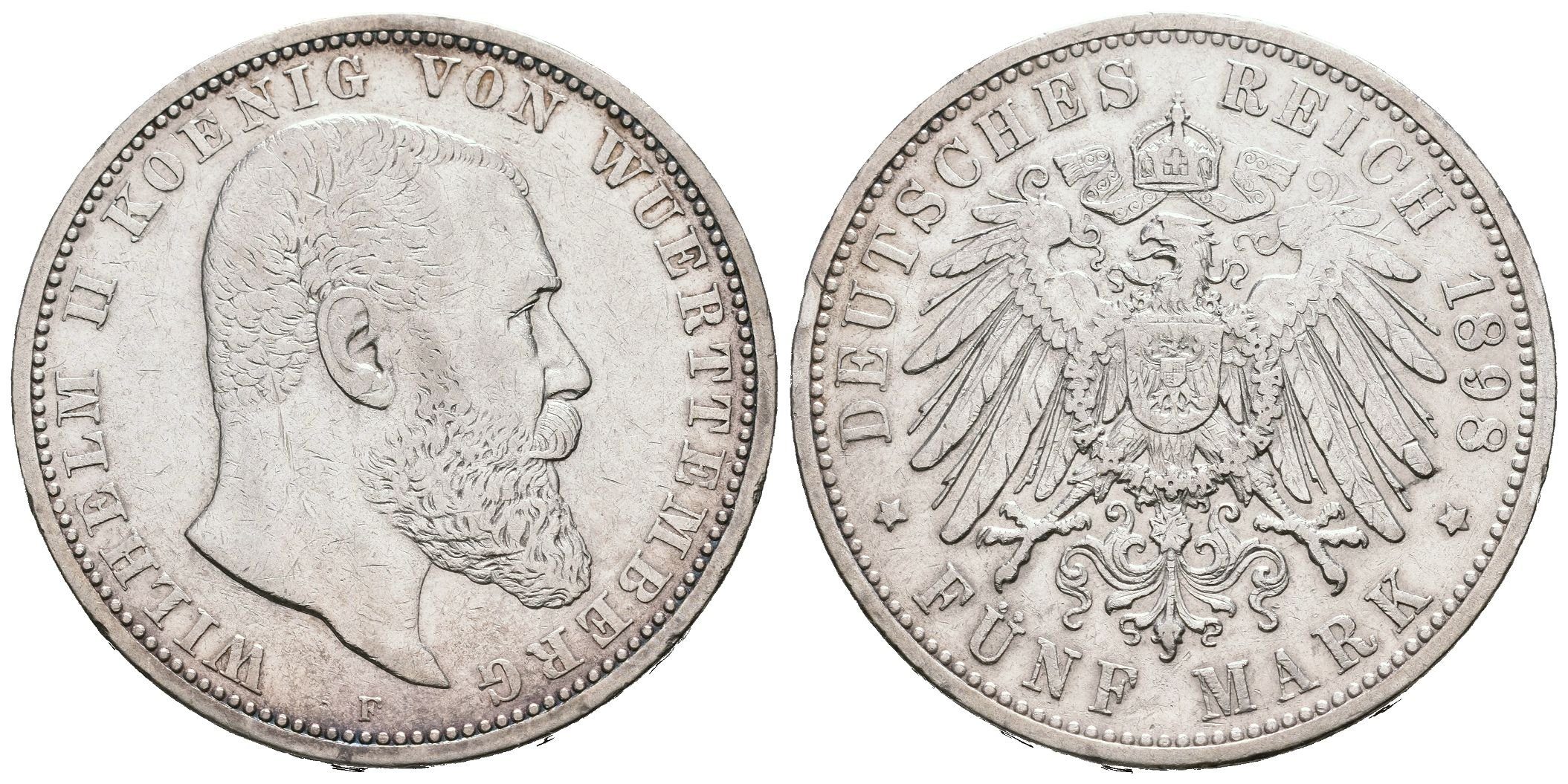 Württembersko, 5 Marka 1898