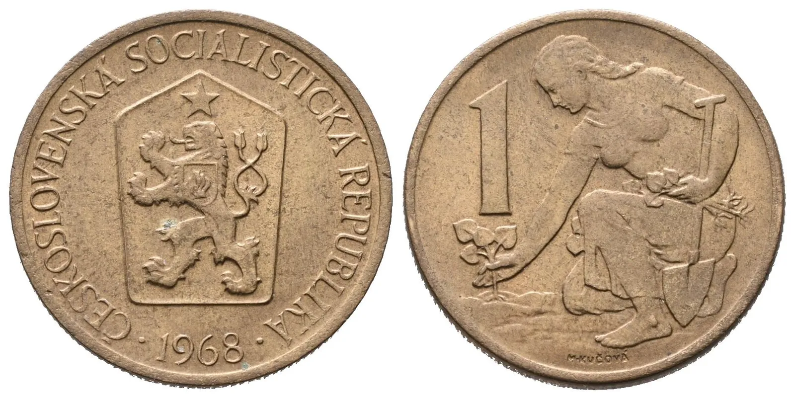 1 Koruna 1968