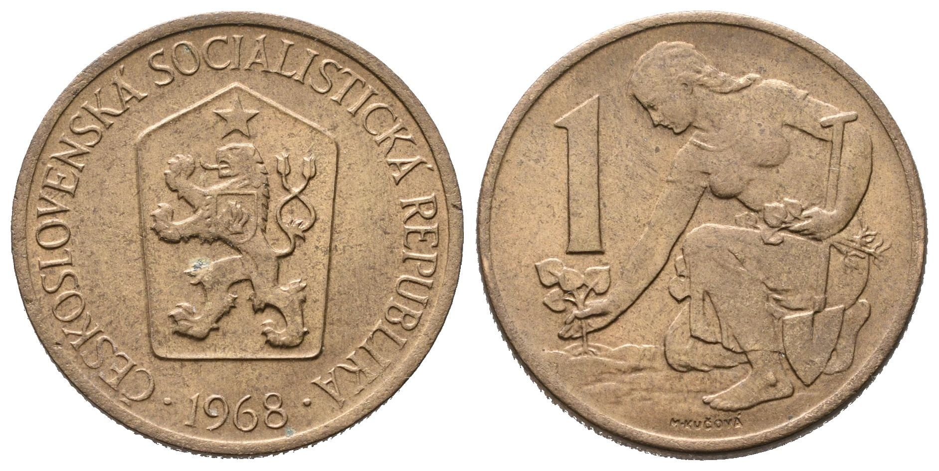 1 Koruna 1968