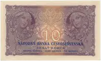 10 Koruna 1927, série N, Hej.22b - fotografie 2