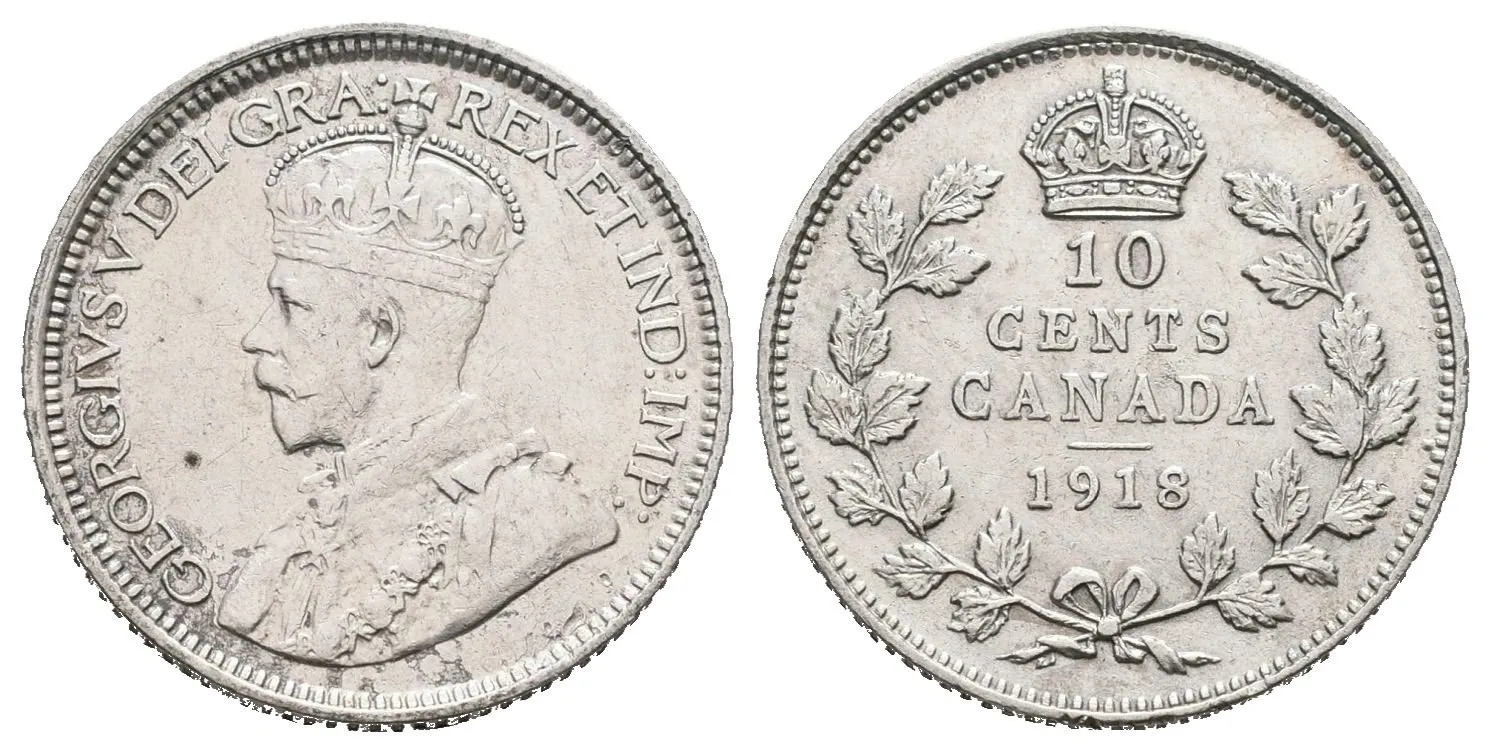 Kanada, 10 Cent 1918