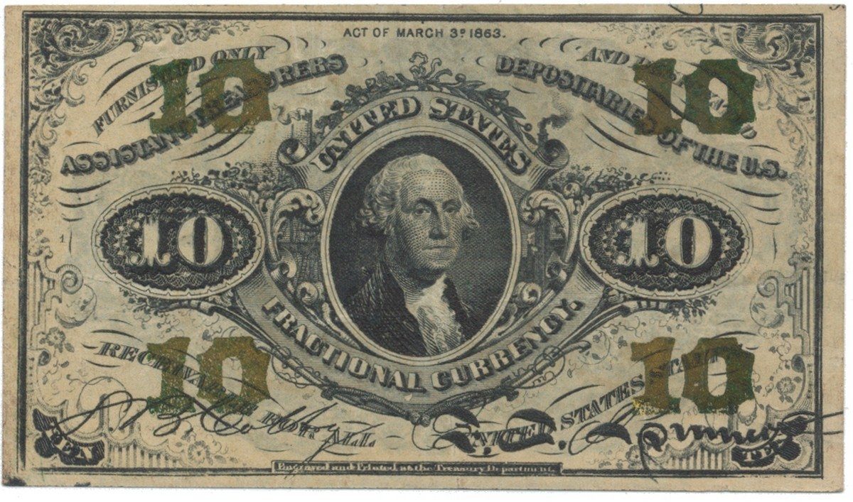 USA, 10 Cents 1863, P.108
