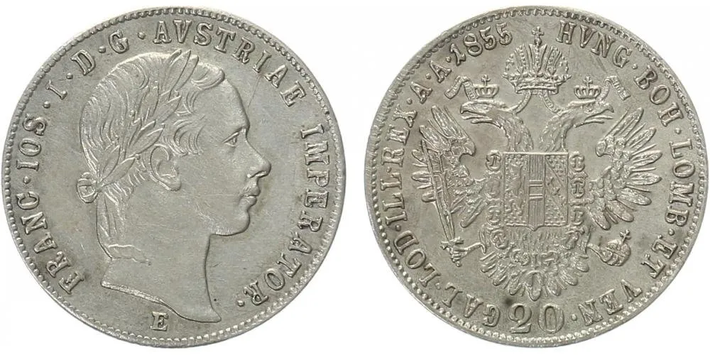 Konvenční měna, 1848 - 1857 — 1