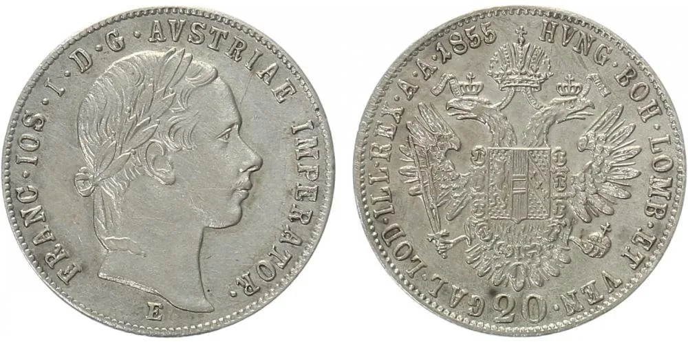 Konvenční měna, 1848 - 1857 — 1