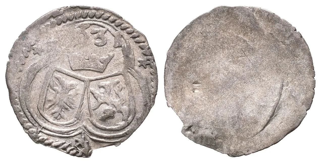 1/2 Krejcar 1631, Kutná Hora-Hölzl, Hal.820, pěkná zachovalost, patina, — 1