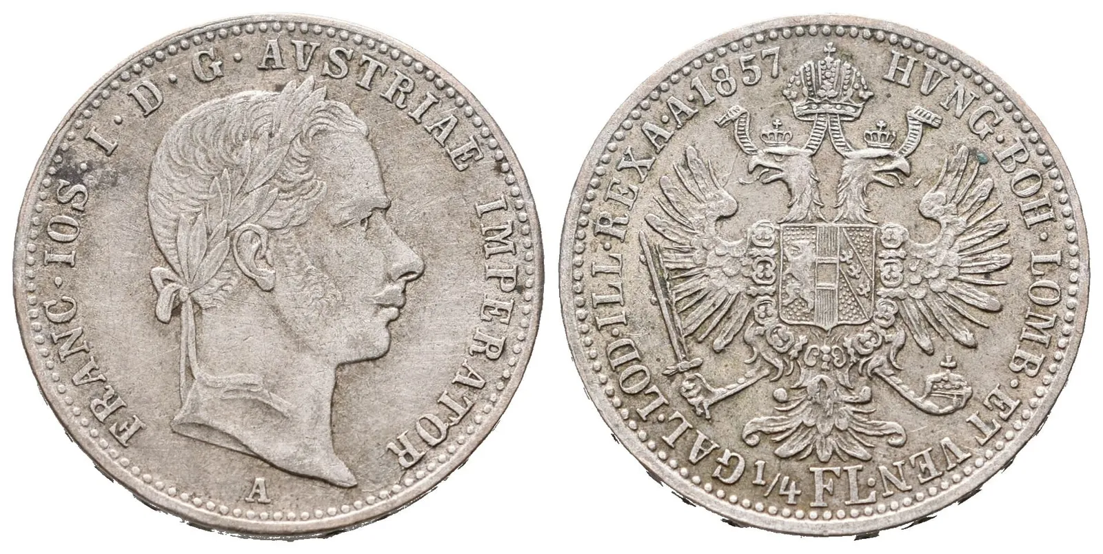 1/4 Zlatník 1857 A