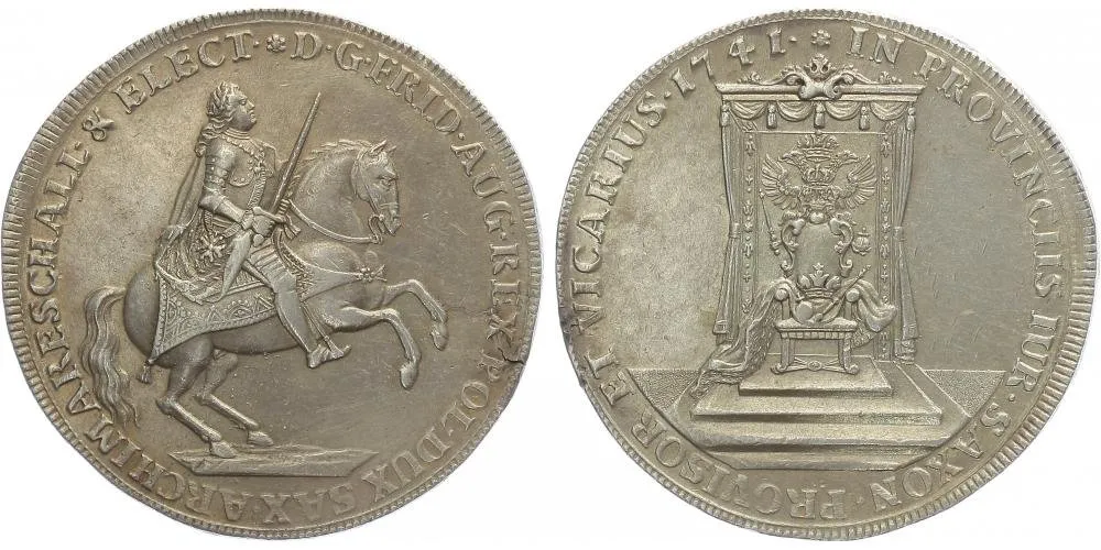 Sasko, Friedrich August II., 1733 - 1763 — 1