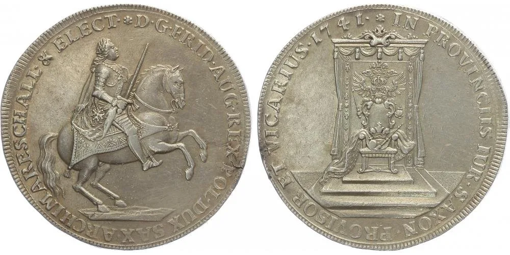 Sasko, Friedrich August II., 1733 - 1763 — 1
