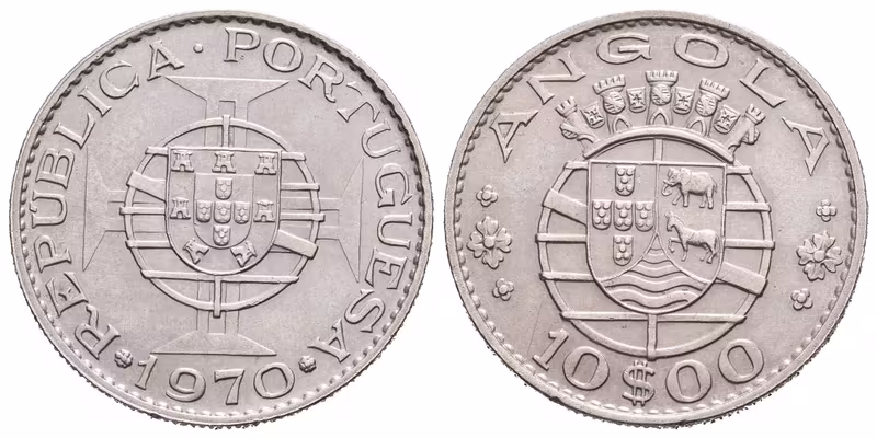 Portugalská Angola, 10 Escudo 1970