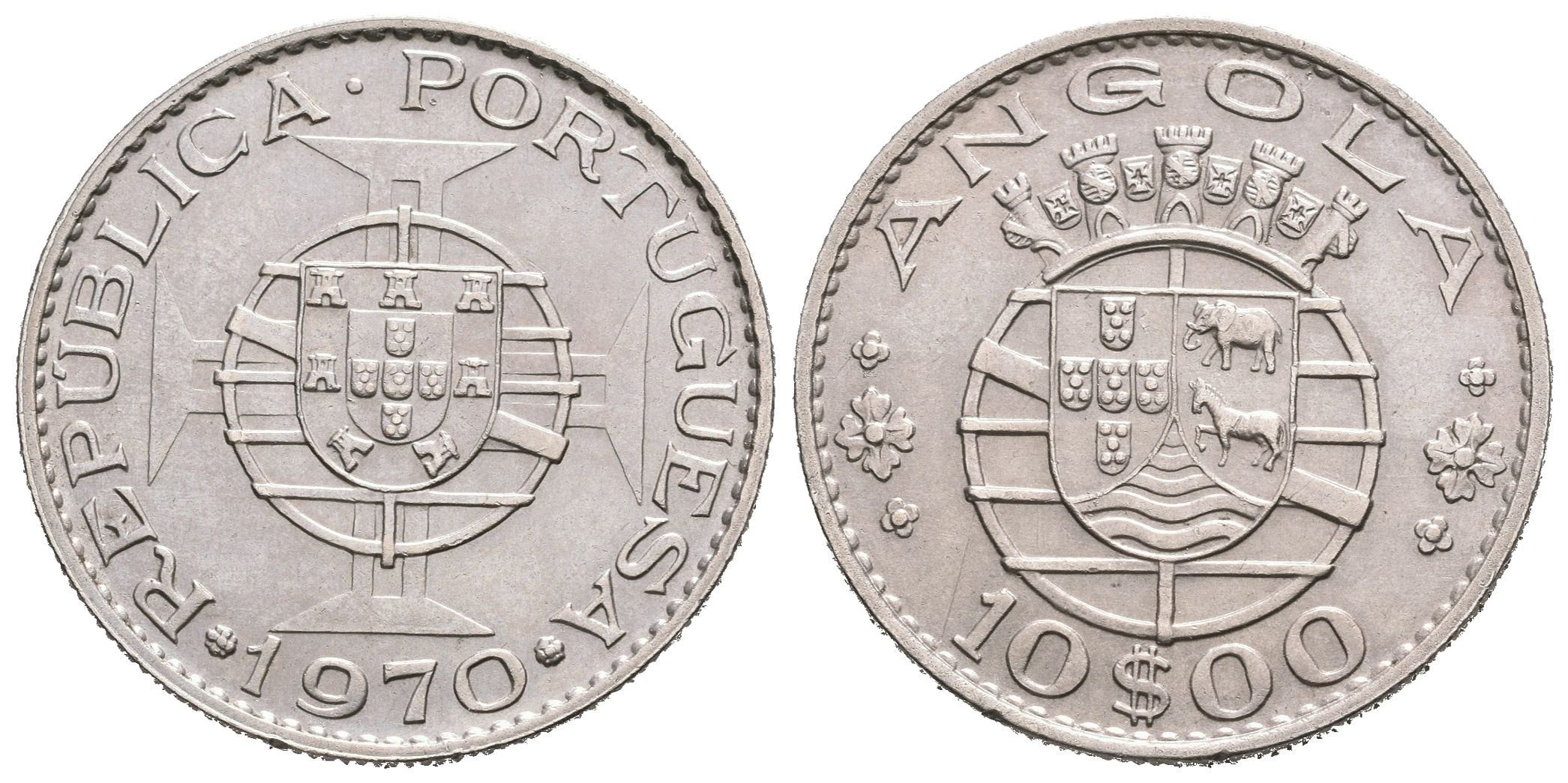 Portugalská Angola, 10 Escudo 1970