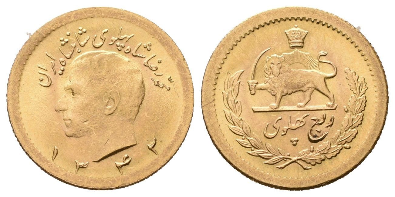 Irán, 1/4 Páhlaví 1342 (1963)