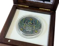 Niue, 5 Dollars 2020 - Skarabeus - fotografie 3