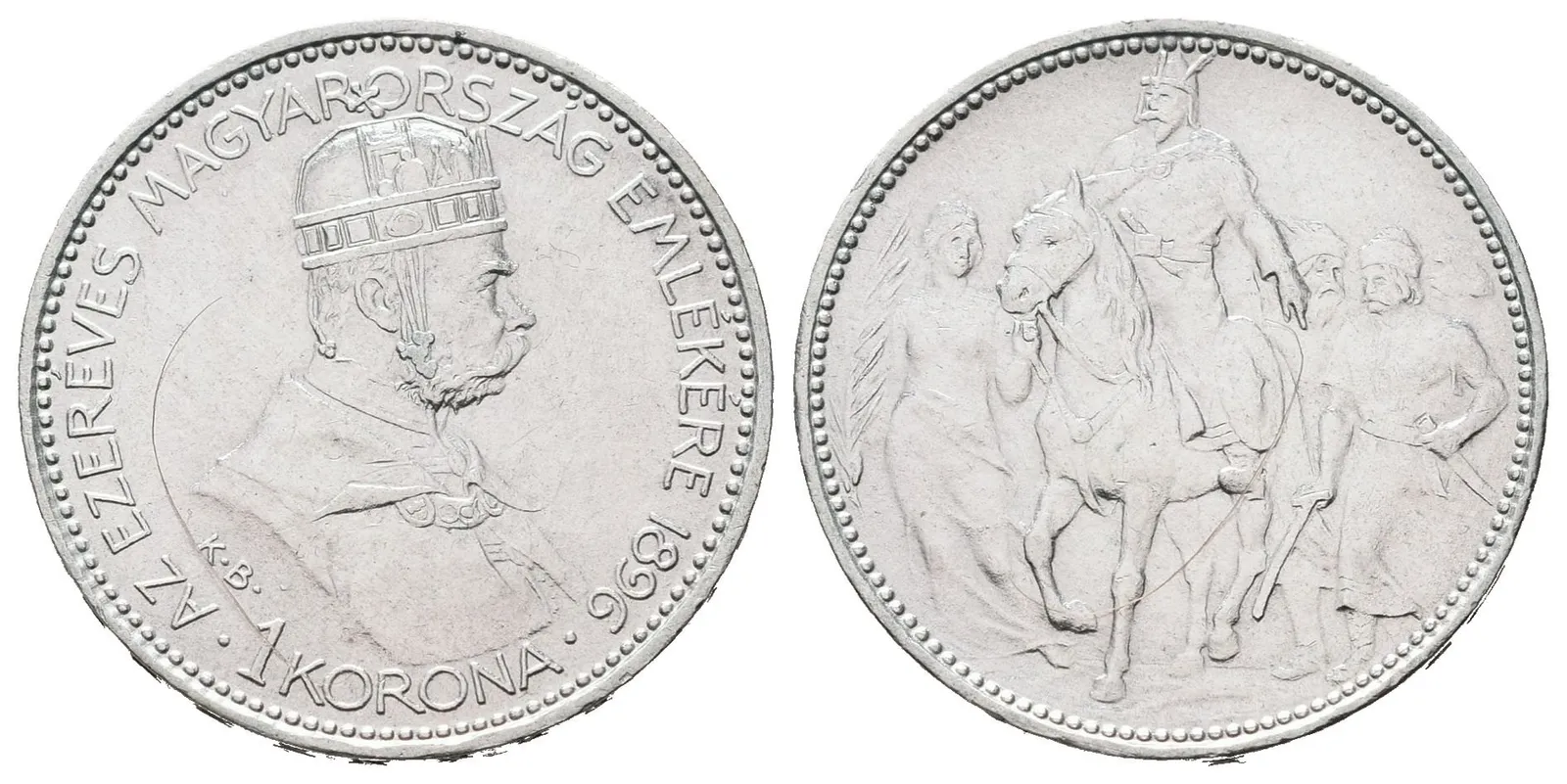 1 Koruna 1896 KB - jubilejní