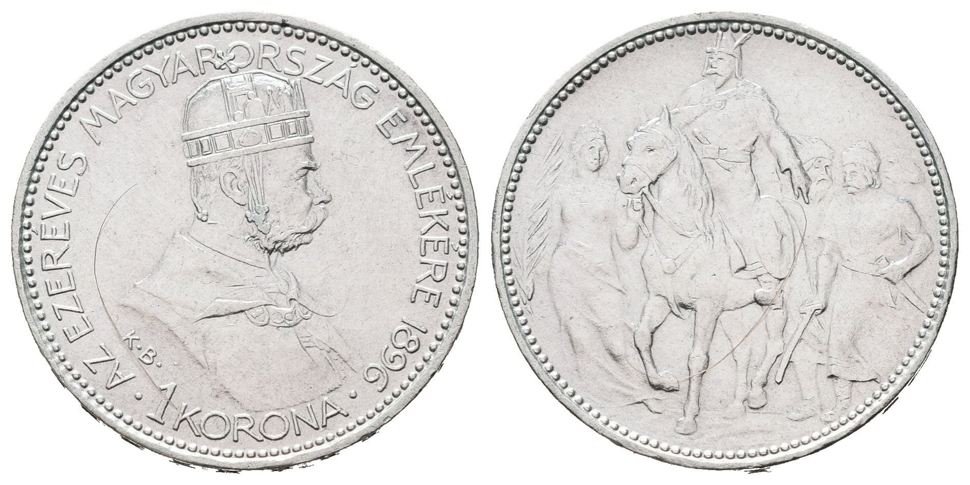 1 Koruna 1896 KB - jubilejní