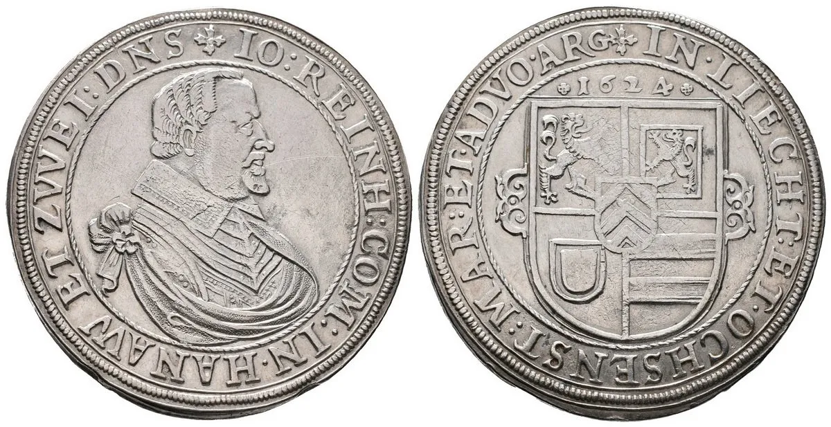 Hanau - Lichtenberg, Johann Reinhard, 1599 - 1625 — 1