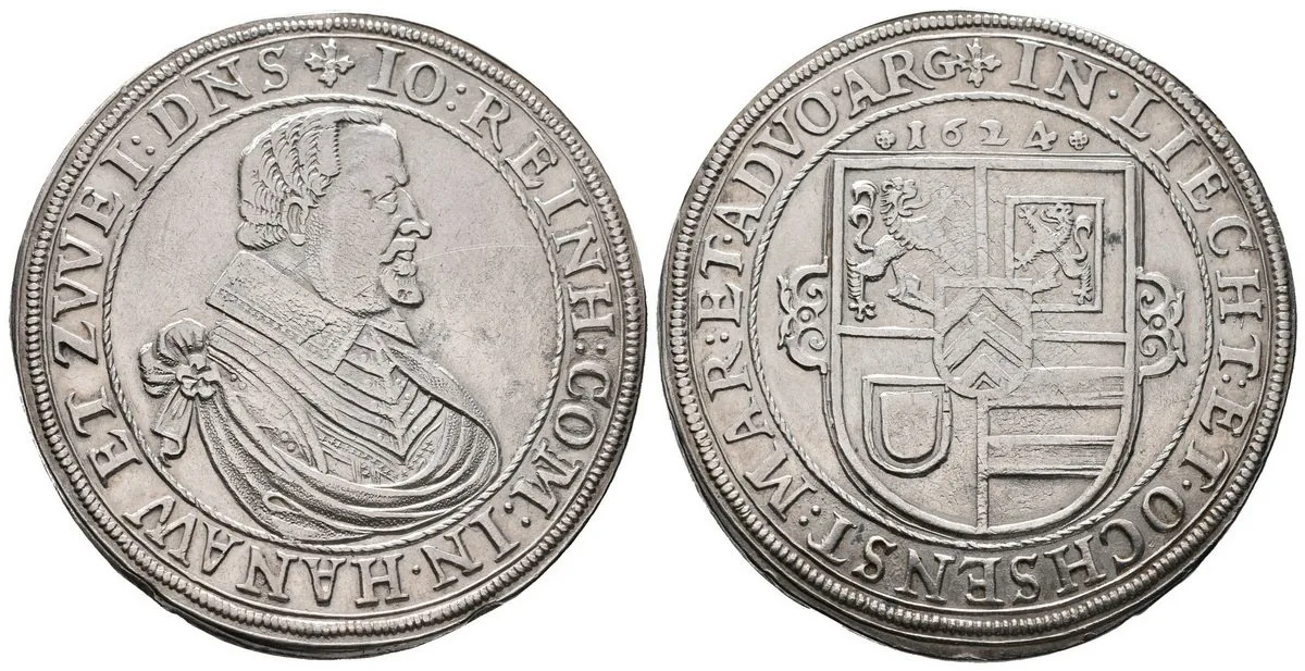 Hanau - Lichtenberg, Johann Reinhard, 1599 - 1625 — 1