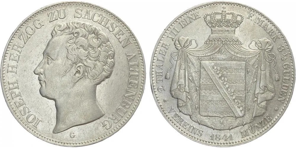 Sasko - Altenburg, Joseph, 1834 - 1848 — 1